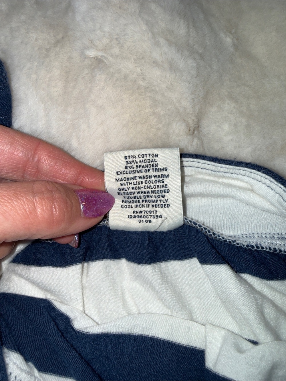 PINK Victoria's Secret Navy and White Striped Mini Dress - Picture 5 of 7